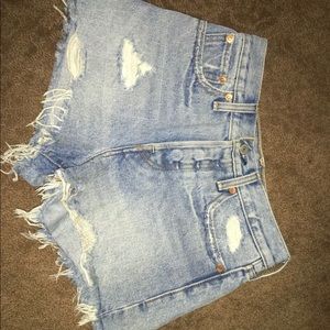 Urban Outfitters Levi High Waisted Jean Shorts